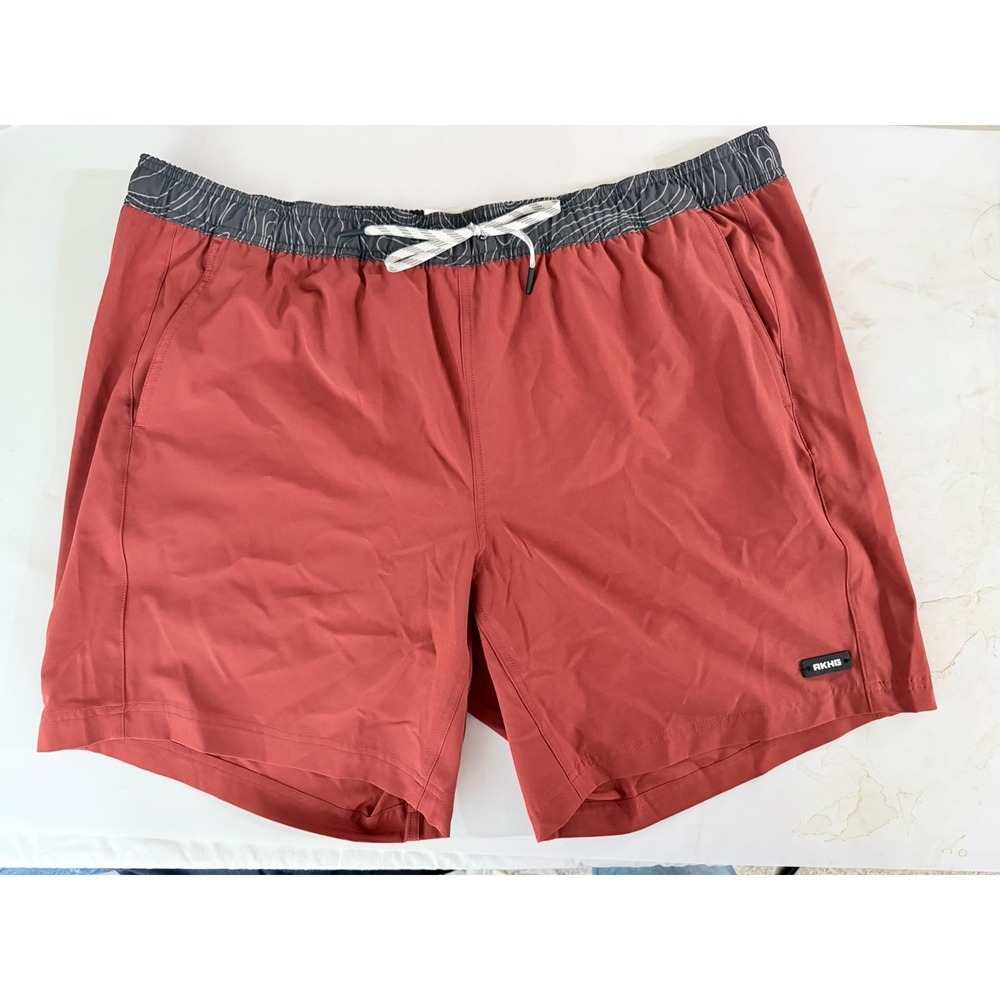 Alaskan‎ Hardgear Swim Trunks Shorts Mens 2XL Orange Lined Duluth Trading